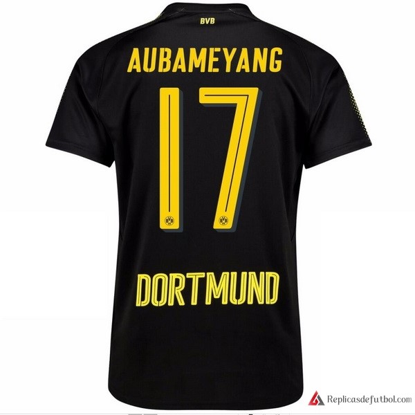 Camiseta Borussia Dortmund Segunda equipación Aubameyang 2017-2018